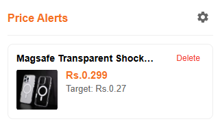 Price Alert Screenshot 1