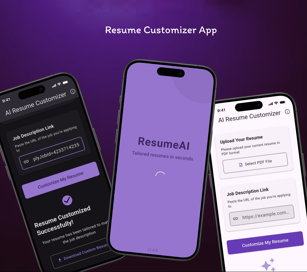 Resume Customizer Screenshot 1