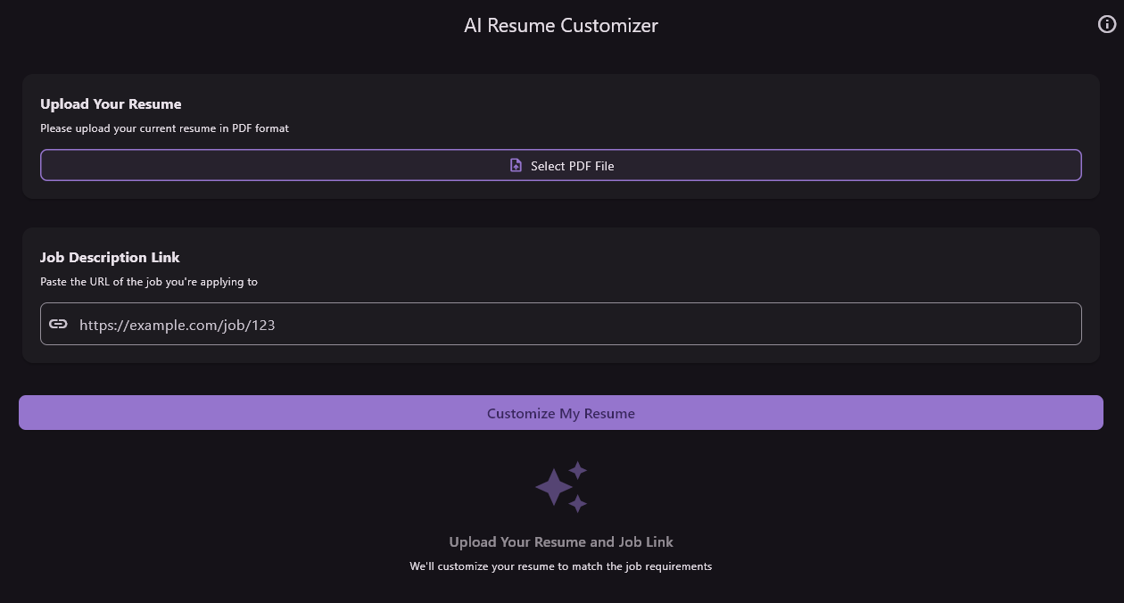 Resume Customizer Screenshot 3