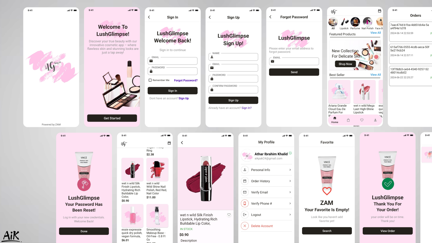 ECommerce Cosmetic App Screenshot 2