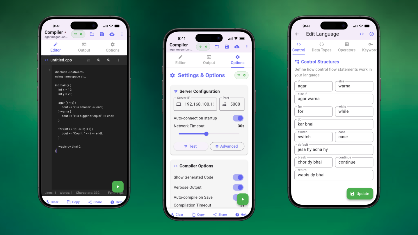 Language Builder demo