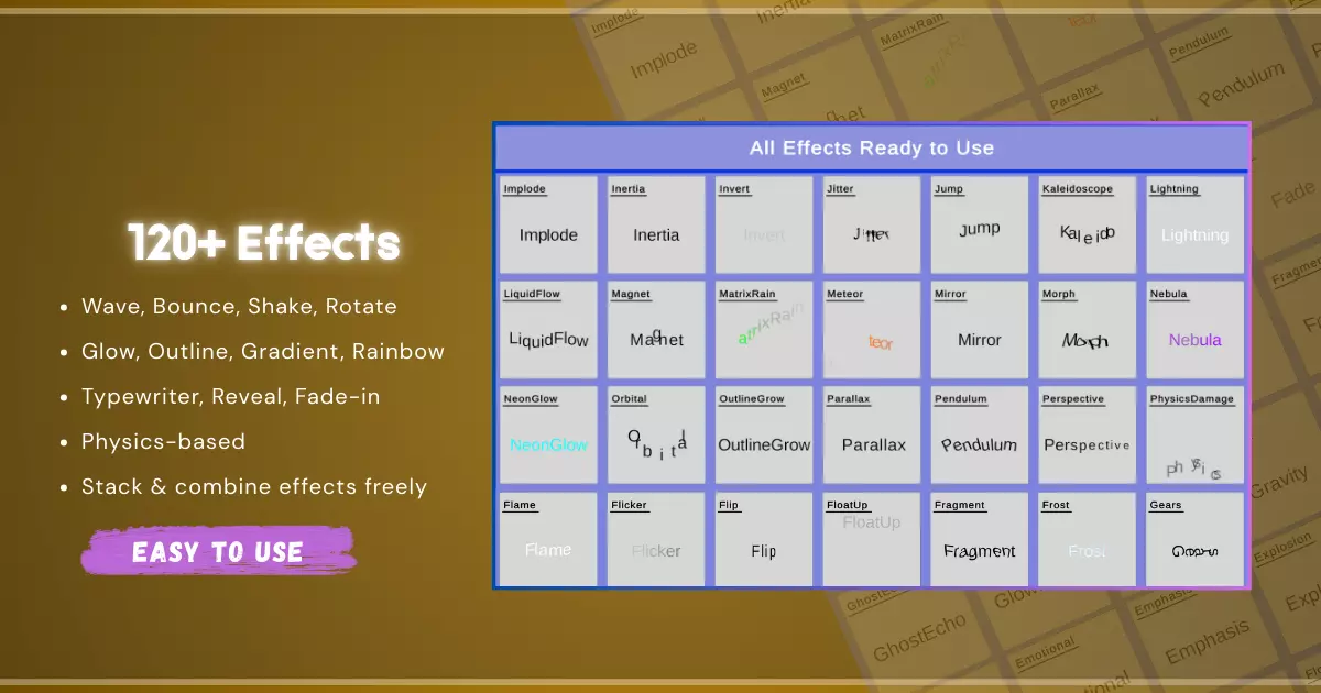 Text Animations Dialogue System preview