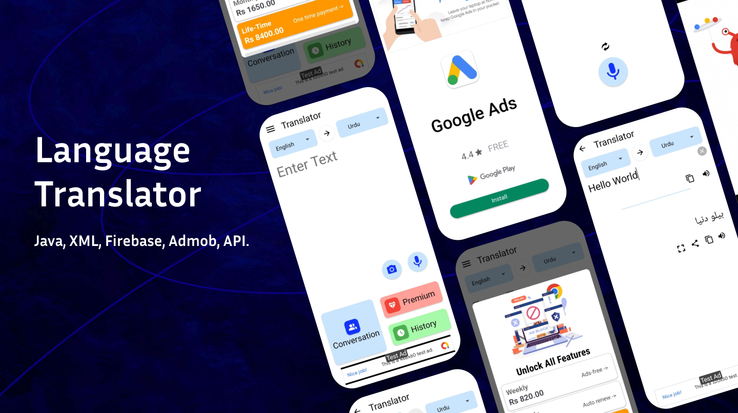 Language Translator App Screenshot 1